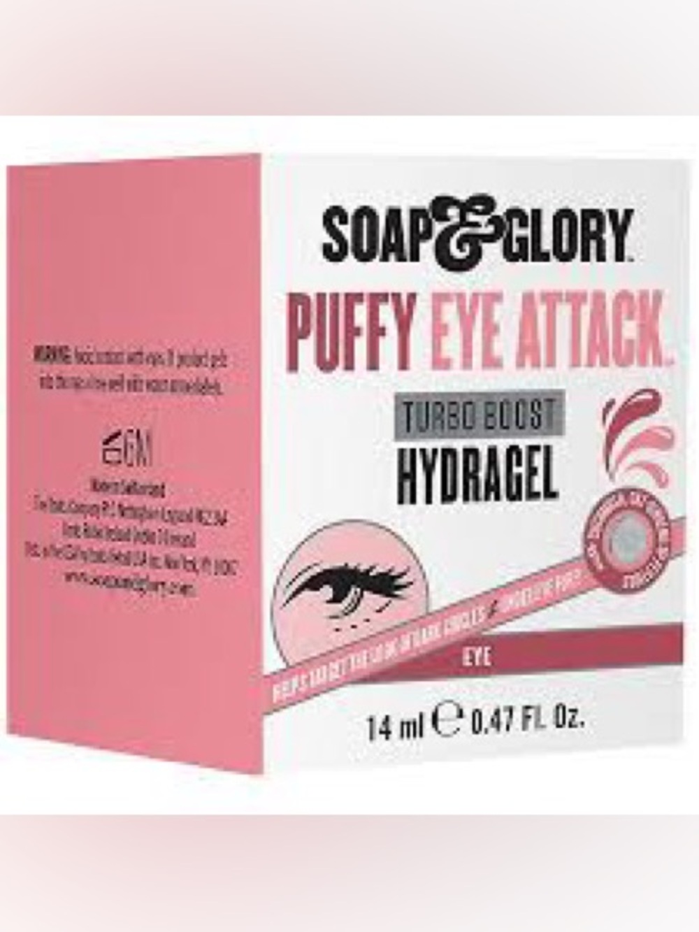 NWT Soap & Glory Puffy Eye Attack Turbo Burst Hydragel